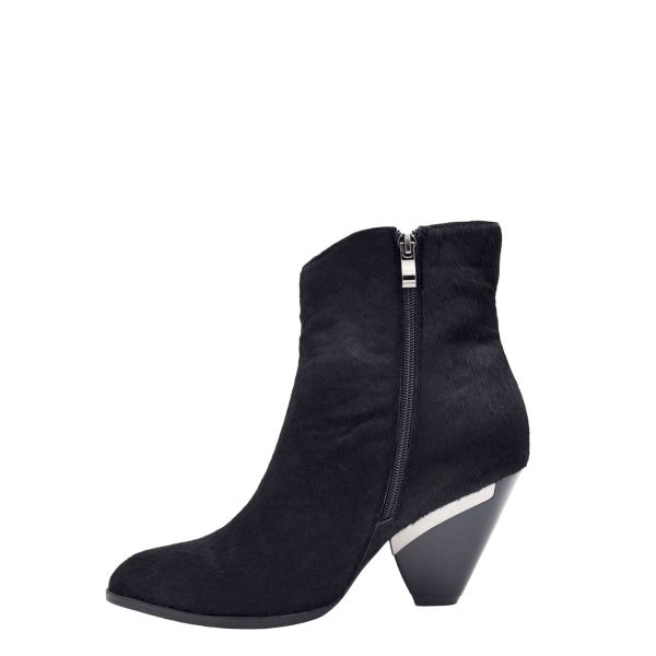 Favela pony skin country style booties black